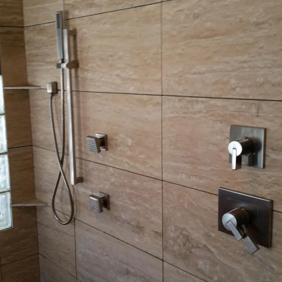 Shower fixture installation for Water Heater Replacement in Fairland